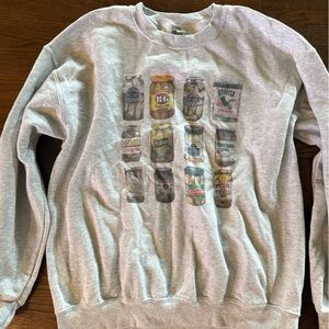 Gildan Gray Kids Graphic Sweatshirt